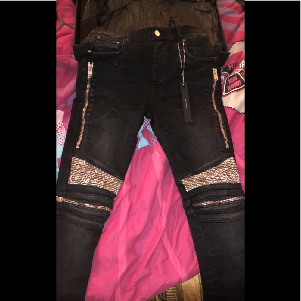 Sz 31 Black Amiri Jeans
